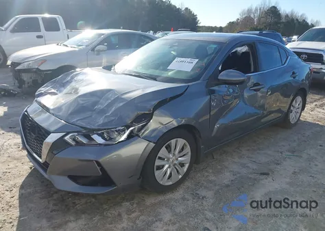 2020 Nissan Sentra S Xtronic Cvt z USA, uszkodzony, nr VIN 3N1AB8BV8LY277028